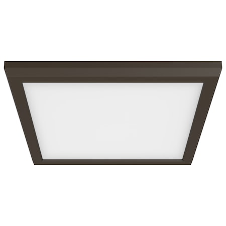 Nuvo Blink Pro 13W 9 in. LED Fixture - CCT Selectable - Square Shape - Bronze Finish - 120V 62/1726